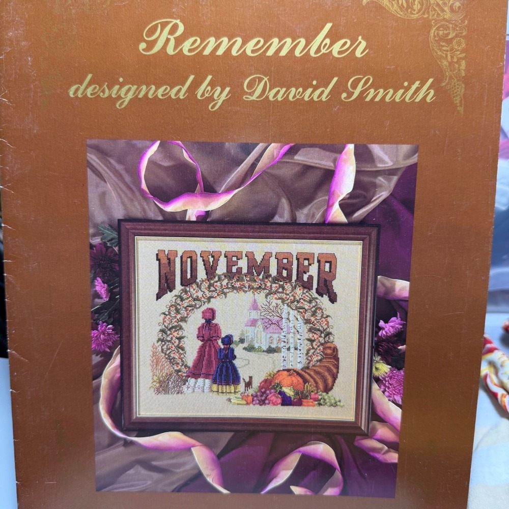 David Smith Remember‎ November Cross Stitch Pattern Leaflet
